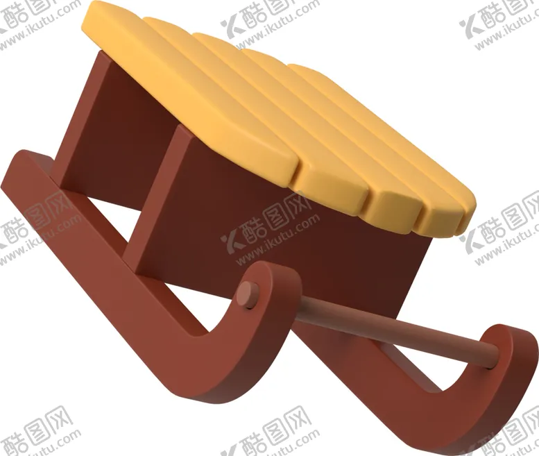 编号：39887912130931211769【酷图网】源文件下载-圣诞3D雪橇车素材