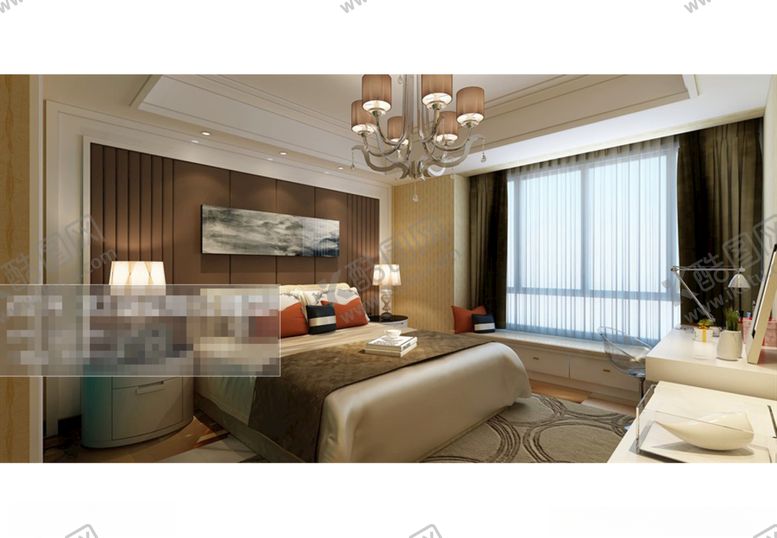 编号：52417910311032581913【酷图网】源文件下载-卧室效果图