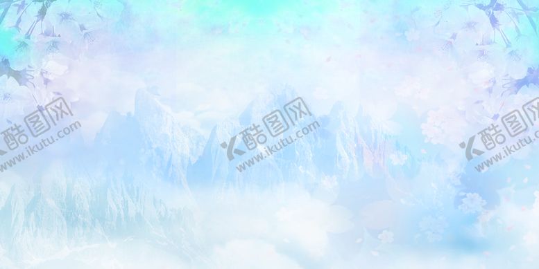 编号：41256009140024259057【酷图网】源文件下载-中国风背景清新展板小清新展板