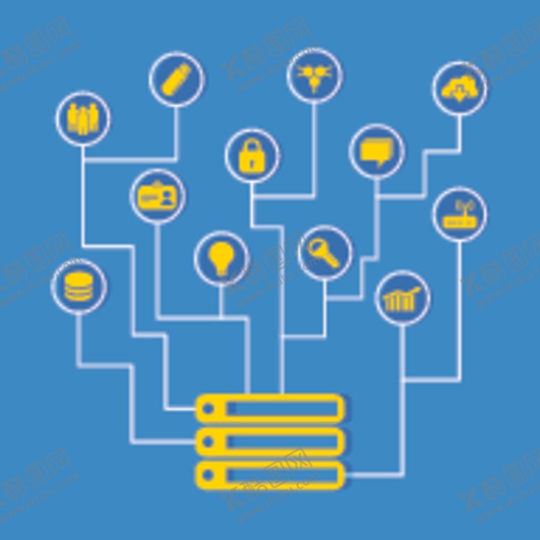 编号：62380409252300356918【酷图网】源文件下载-商务办公数据矢量关联效果图