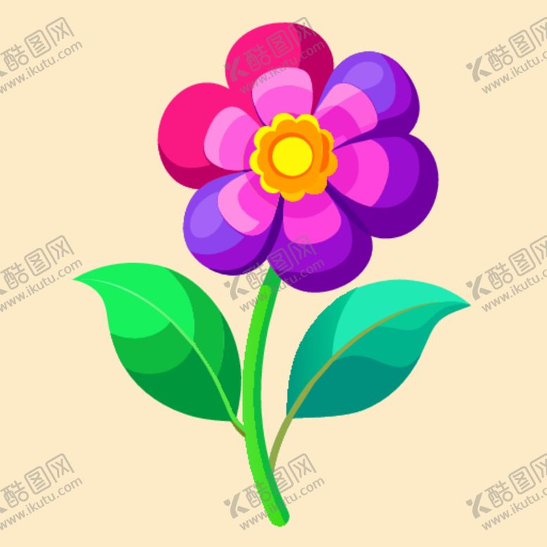 编号：82936512222111188957【酷图网】源文件下载-简洁的彩色节日素材报春花