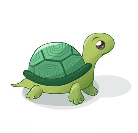 卡通精美乌龟