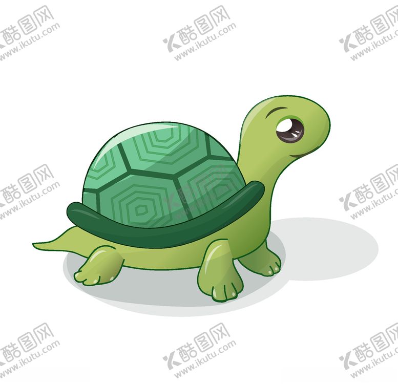 编号：61736011010736235540【酷图网】源文件下载-卡通精美乌龟