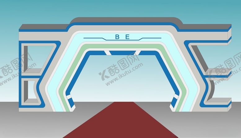 编号：99878112071957417696【酷图网】源文件下载-科技拱门