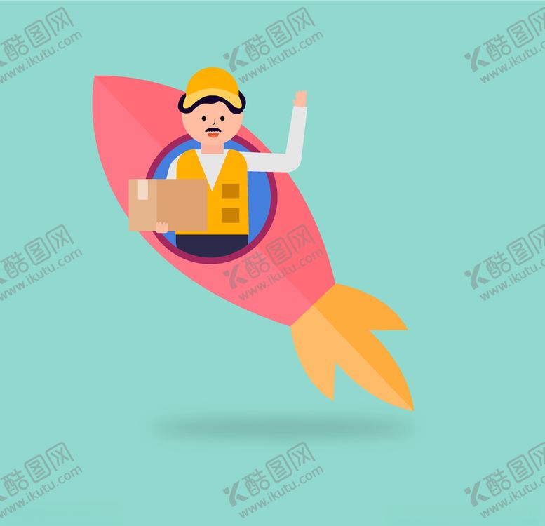 编号：38183306240751194585【酷图网】源文件下载-快递员