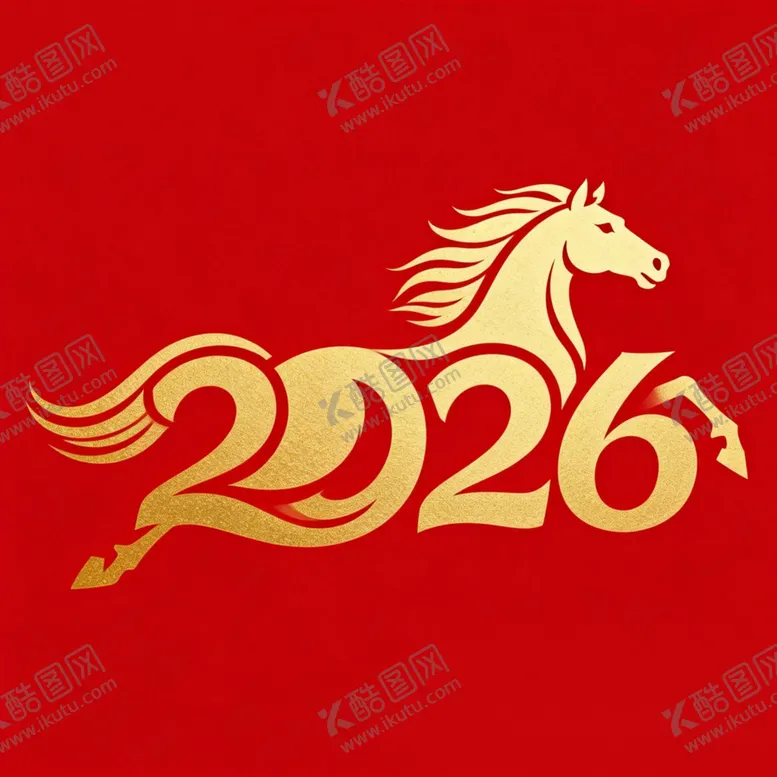 编号：53894204201158553467【酷图网】源文件下载-2026马年主题创意图案