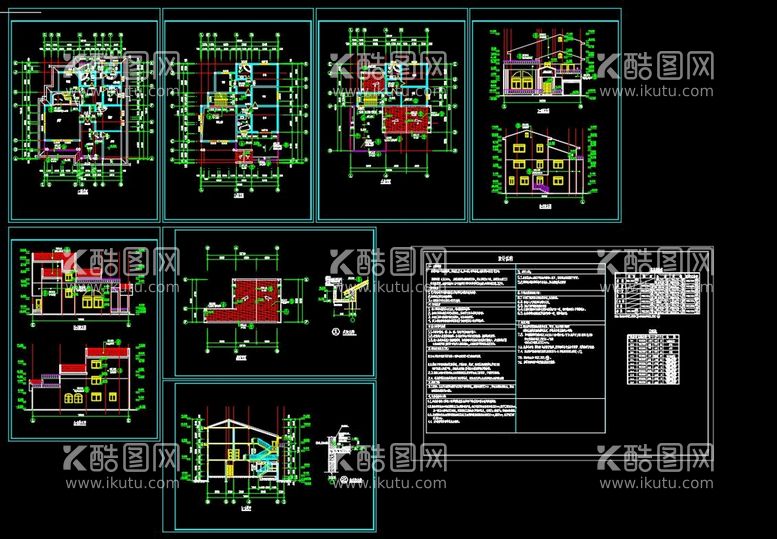 编号：76914111110738199144【酷图网】源文件下载-别墅建筑