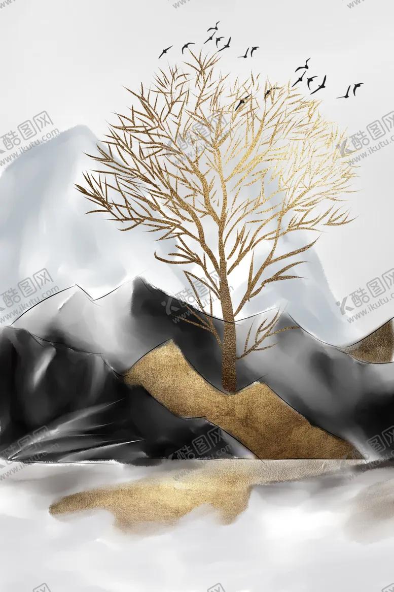 编号：34392703310106569076【酷图网】源文件下载-山水玄关