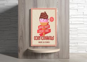 冰淇淋海报