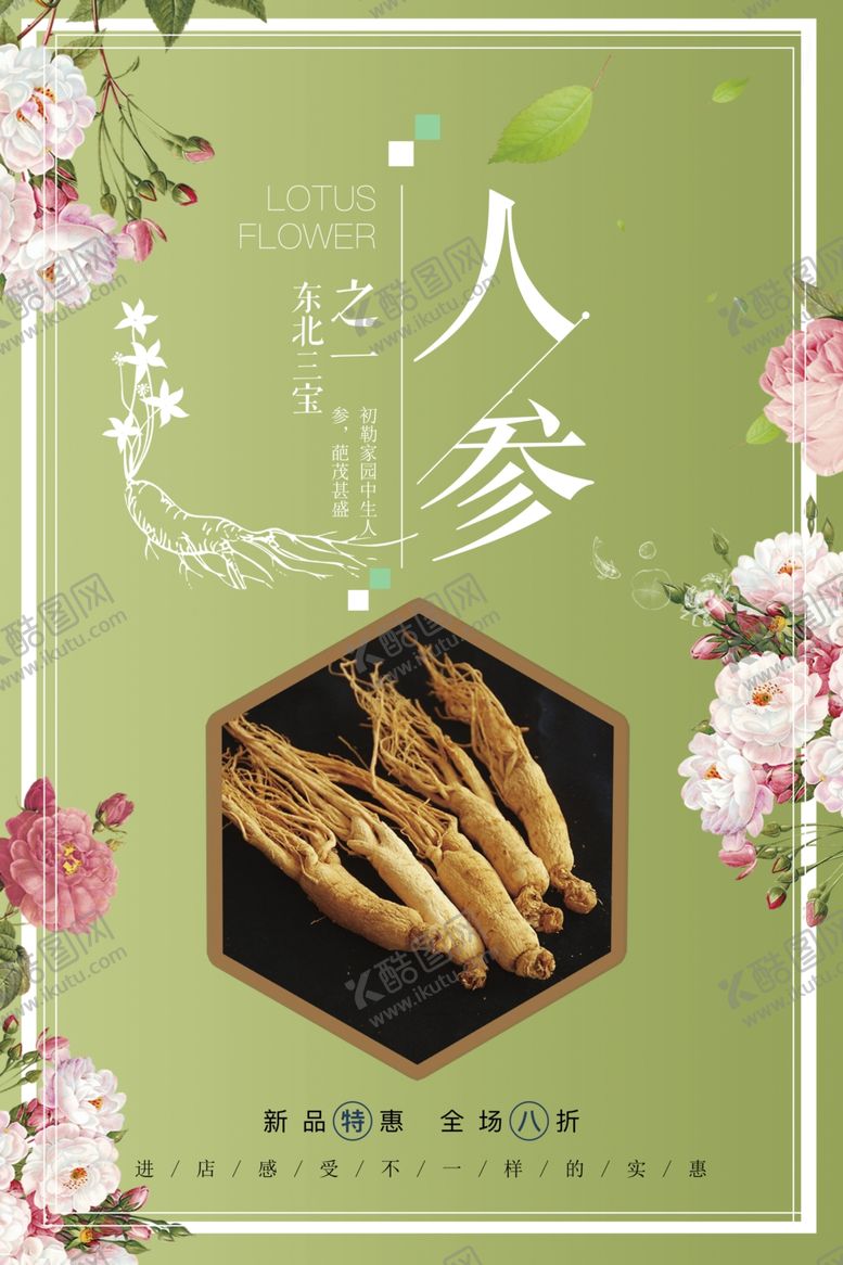 编号：95859307141332553924【酷图网】源文件下载-人参