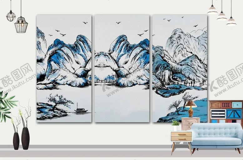 编号：59461010030402253856【酷图网】源文件下载-山水画