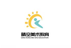 美术教育培训标志