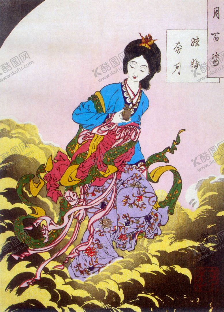 编号：13822103230001323022【酷图网】源文件下载-月冈芳年浮世绘
