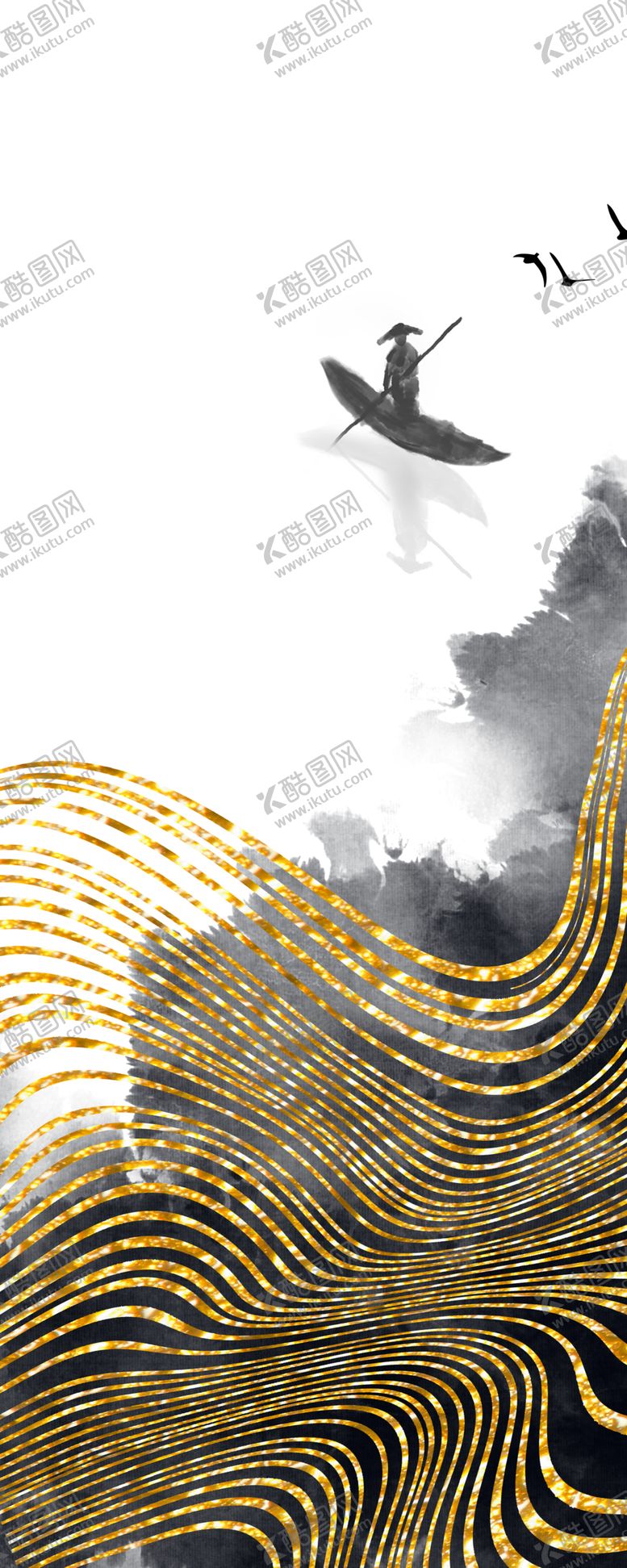 编号：80917109190955326970【酷图网】源文件下载-抽象装饰画