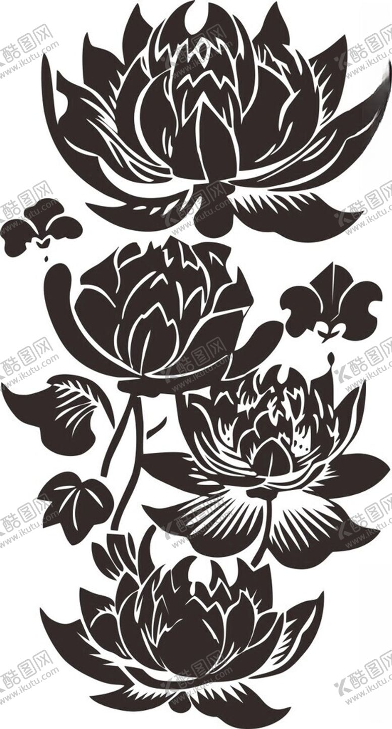 编号：43941402090516313220【酷图网】源文件下载-矢量荷花