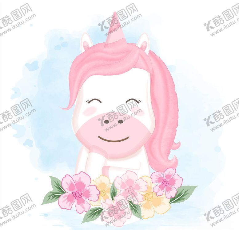 编号：83089509141038202656【酷图网】源文件下载-卡通独角兽