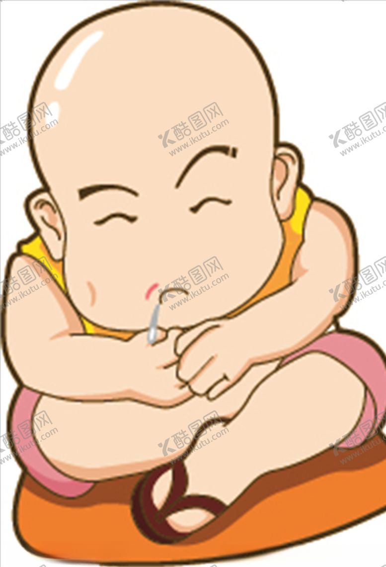 编号：55457910200355302170【酷图网】源文件下载-卡通和尚