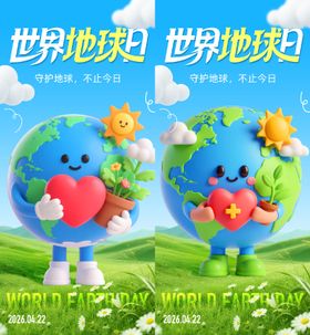 世界地球日海报