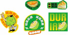 榴莲创意图标