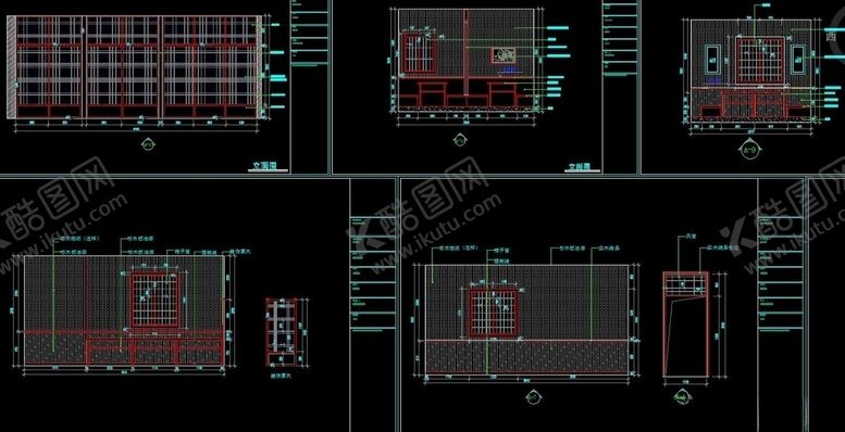 编号：33382609130225331852【酷图网】源文件下载-日式餐厅立面图