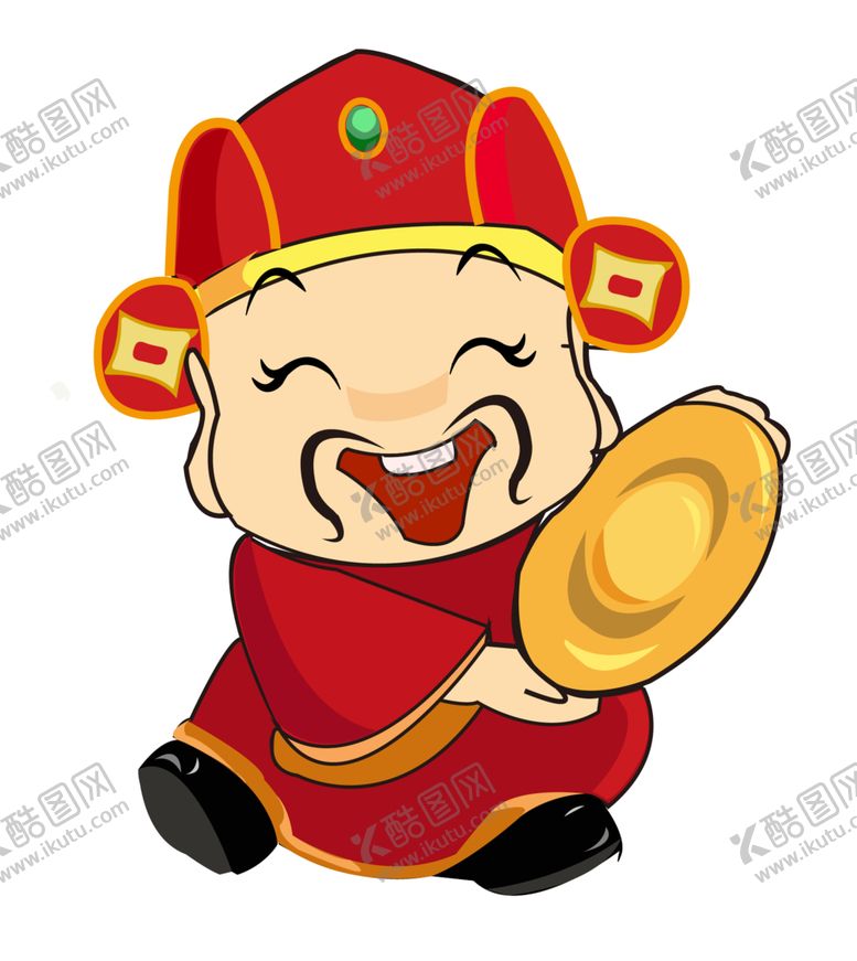 编号：91369005112047203592【酷图网】源文件下载-新年财神拜年PNG素材