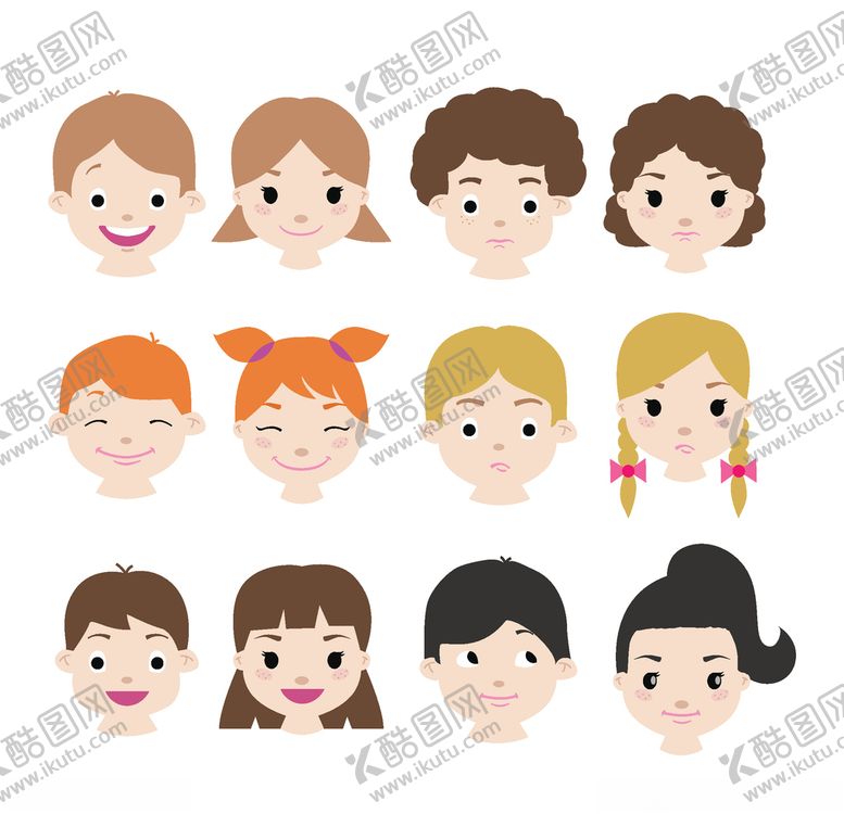 编号：88466506291013095288【酷图网】源文件下载-卡通头像