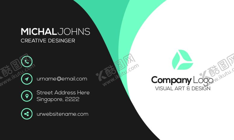 编号：42368709241212429096【酷图网】源文件下载-名片模板