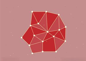 创意图形 矢量背景 飘带线条 