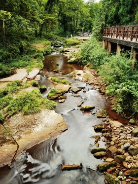 山地貌河流图标