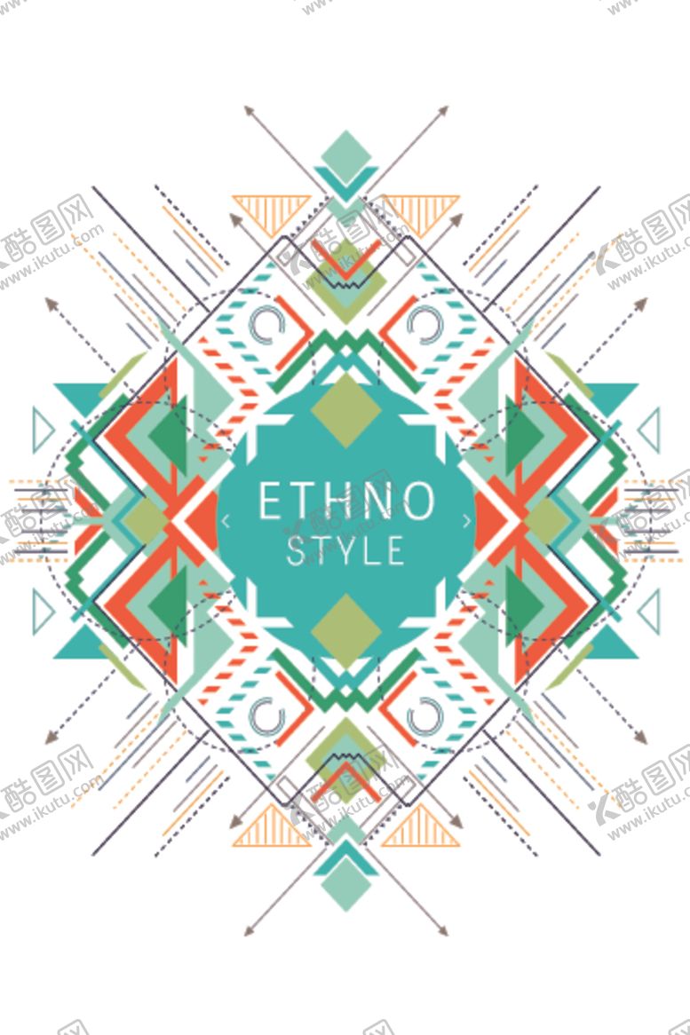 编号：85803909101033135070【酷图网】源文件下载-复古民族花纹图案