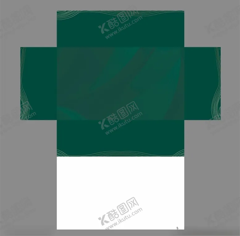 编号：16852701141125094060【酷图网】源文件下载-墨绿色房地产抽纸盒纸巾盒