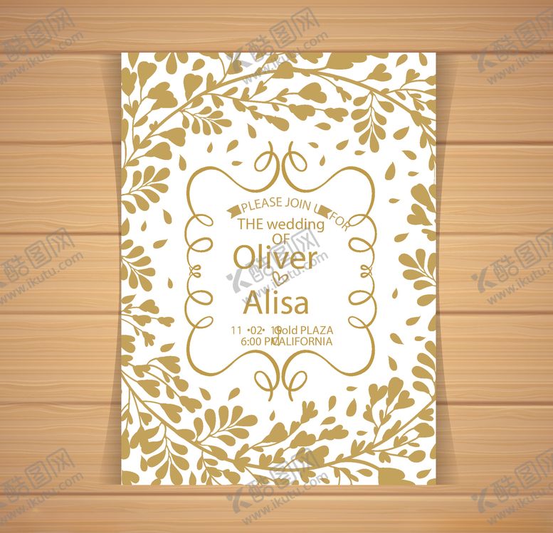 编号：76555911011354486471【酷图网】源文件下载-请柬模板设计