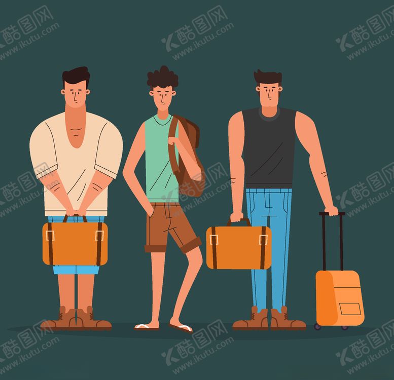 编号：64851010051403243977【酷图网】源文件下载-旅客游客