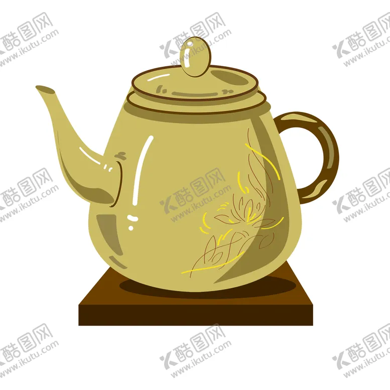 编号：03625409141327458670【酷图网】源文件下载-茶具茶叶茶杯插画