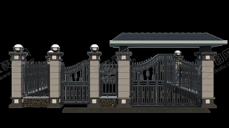 编号：39842810232328217095【酷图网】源文件下载-外大门场景