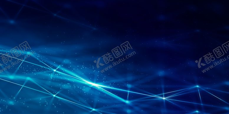 编号：36634205180725523801【酷图网】源文件下载-科技质感商务朦胧线条蓝色渐变背