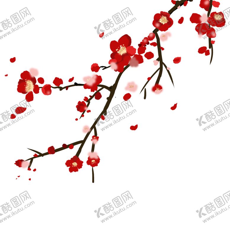 编号：64063509252344443375【酷图网】源文件下载-梅花素材