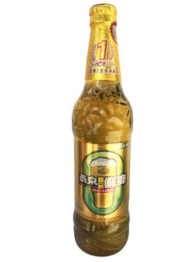 燕京鲜啤啤酒免抠图