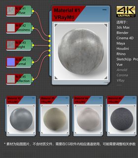 4K超清金属材质贴图