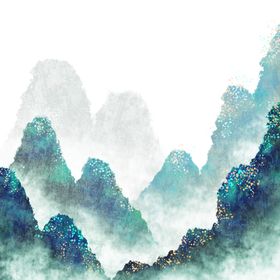 层叠山峦