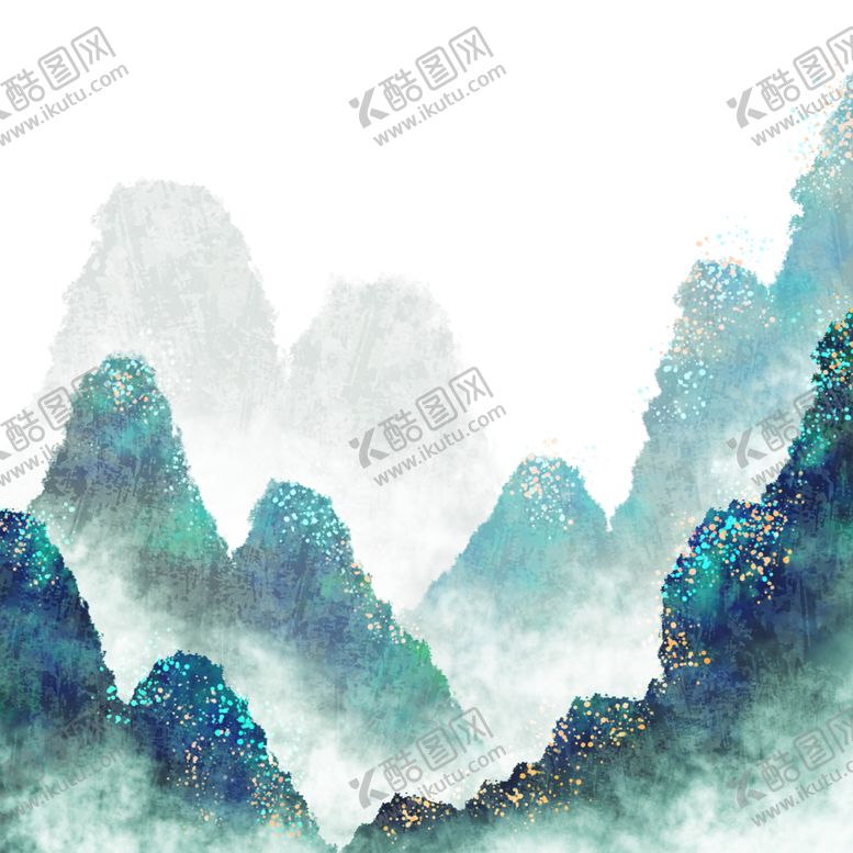 编号：41504806270350025538【酷图网】源文件下载-层叠山峦