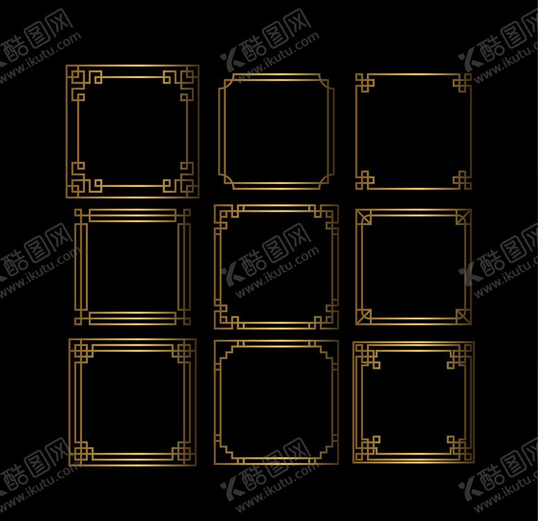 编号：71779709240231584116【酷图网】源文件下载-金色精美花纹