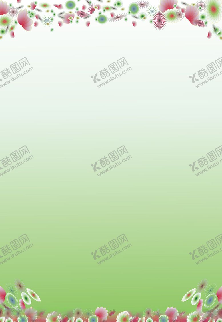 编号：16694905121948264423【酷图网】源文件下载-AI花朵展板甜美边框底图