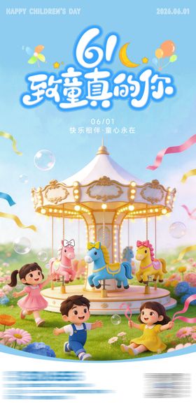 61儿童节海报