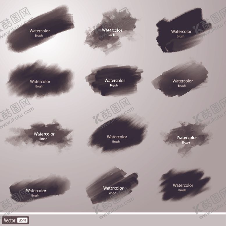 编号：20221109290222024064【酷图网】源文件下载-水墨笔刷素材