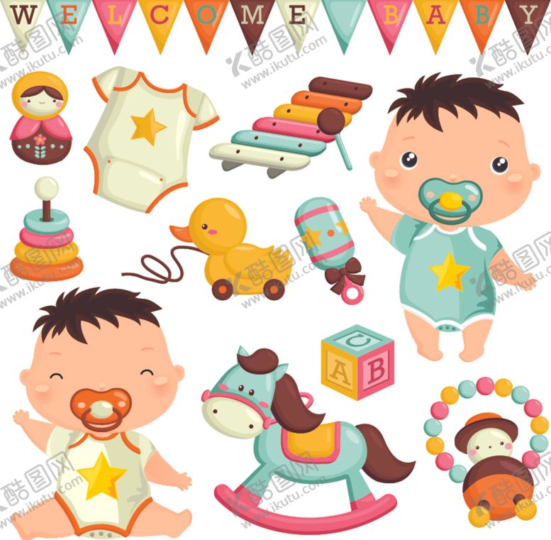 编号：70999909180001185675【酷图网】源文件下载-可爱儿童插画