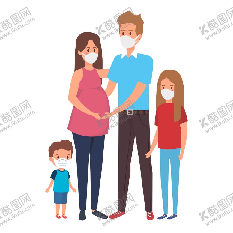 编号：12696910061134412912【酷图网】源文件下载-戴口罩的人物