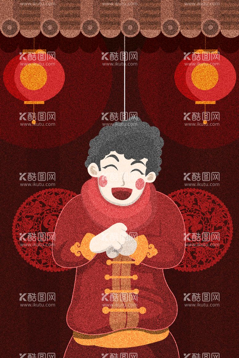 编号：38016411170926415697【酷图网】源文件下载-新年插画