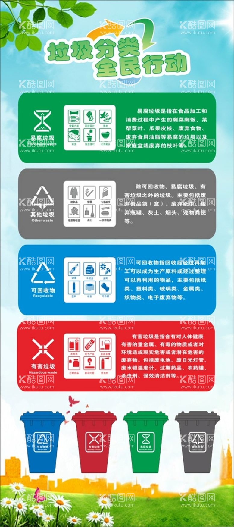 编号：40165012020336413273【酷图网】源文件下载-垃圾分类