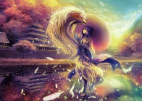 大气仙侠魔幻场景插画